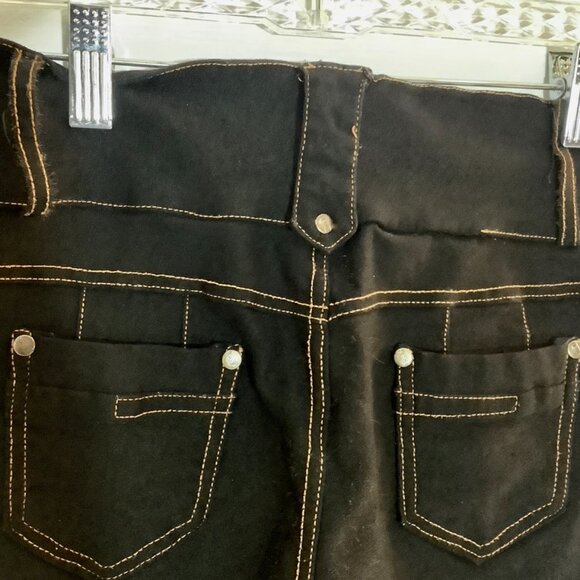 BLACK STRETCH SKINNY JEANS S/M J VINI - Picture 7 of 12